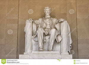 ... Free Stock Image: Abraham Lincoln statue at Washington DC Memorial
