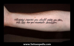 Meaningful Tattoo Quotes