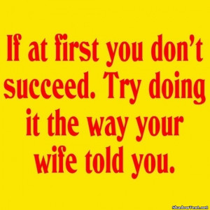 listen to your wife