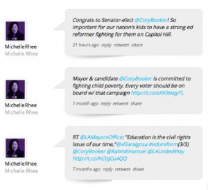 Following the election of New Jersey's new U.S. Senator, Cory Booker ...