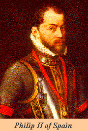 King Philip II of Spain