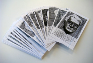 ... asinine quote by the person depicted or some witty anecdote about