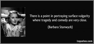There is a point in portraying surface vulgarity where tragedy and ...