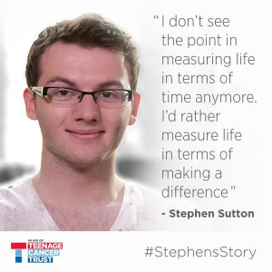 Life lessons from 'true hero' Stephen Sutton