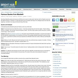 ... liked you before, just wait until you explain these Macbeth quotes