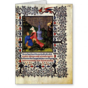 St. Paul the Hermit - Limbourg brothers Cards