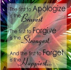The First To Apologize Motivational Love Quotes