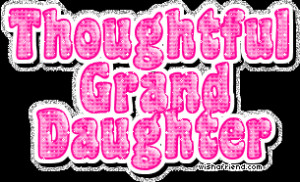 Granddaughter Glitter Graphic Code