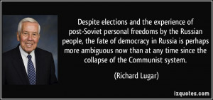 freedoms by the Russian people, the fate of democracy in Russia ...