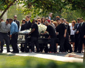 Chris Farley Funeral Pictured DJ AM s funeral Ref