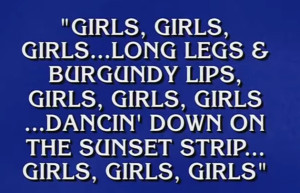 Alex Trebek Quotes Motley Crue Lyrics [VIDEO]