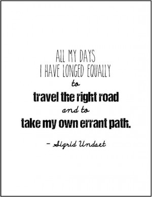 Sigrid Undset literary quote birthday gift by JenniferDareDesigns, $8 ...