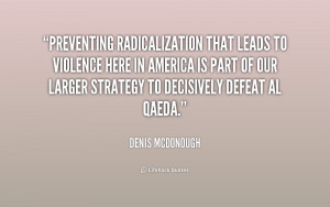 Preventing radicalization that leads to violence here in America is ...