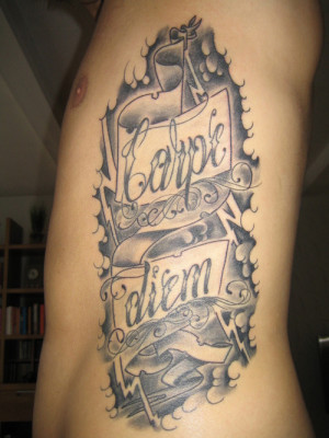 Carpe Diem Quotes Tattoo Carpe diem tattoos