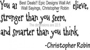 Epic Designs Wall Art Wall Sayings, Christopher Robin Review