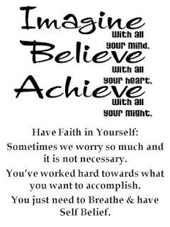 HAVE FAITH IN YOURSELF