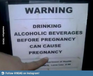 Warning! Don't drink alcohol...~♪'