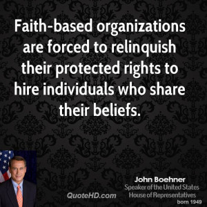 Faith-based organizations are forced to relinquish their protected ...