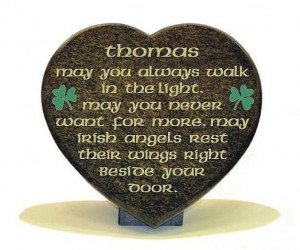 Beautiful celtic memorial poem