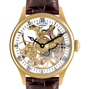 Rotary GS02520/03 Gents Mechanical Skeleton Watch