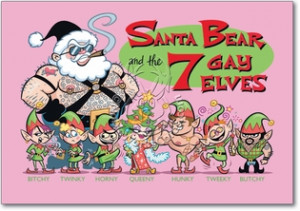 Elves Humor Christmas Greeting Card