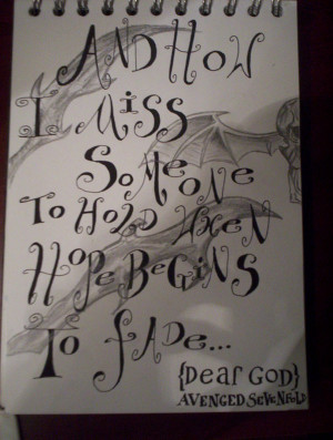 Dear God- Avenged Sevenfold by Synyster-VengeanceII