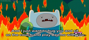 ... With Finn and Jake adventure time gifs flame princess hot to the touch
