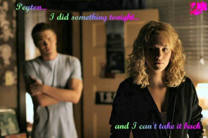 One Tree Hill Quotes peyton and lucas