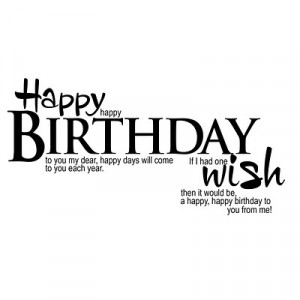 Happy Birthday Rubina! :)