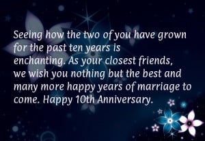 10 year anniversary quotes