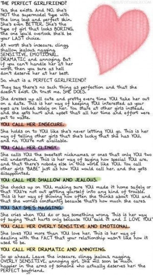 perfect girlfriend quotes tumblr