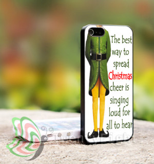 funny christmas elf quotes iphone case iphone 4 case iphone 4s