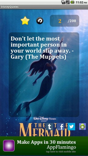 View bigger - Disney Movie Quotes for Android screenshot