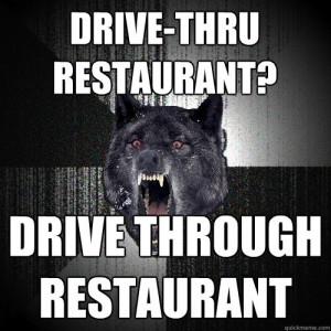drive through restaurant