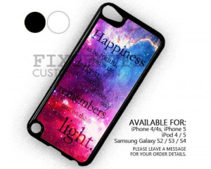 AJ 2232 Harry Potter Happiness Quote case for iPod 5