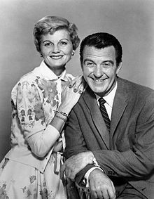 Hugh Beaumont and Barbara Billingsley as June and Ward Cleaver