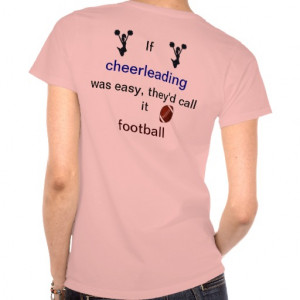 Cheerleading quote shirt