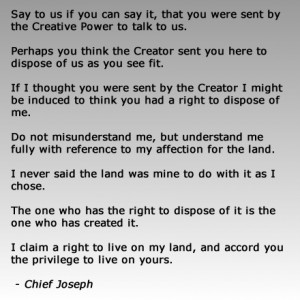 Chief Joseph - Nez Perce.