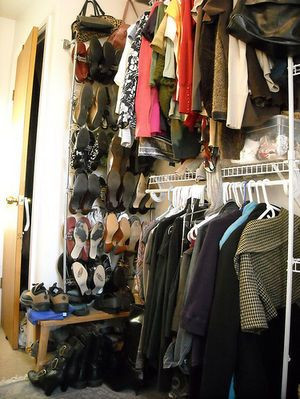 Spring clean your closet. ?. I have no choice I have to do this very ...