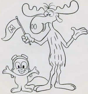 ... Go Back > Pix For > Rocky The Flying Squirrel And Bullwinkle The Moose