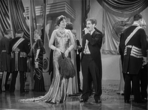 Margaret Dumont and Groucho Marx in Leo McCarey's 