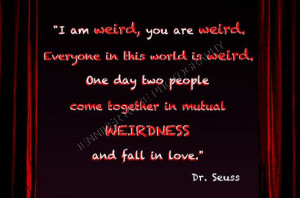 Dr. Seuss Goth Quote Art 5x7 Framed by JenniferRoseGallery on Etsy, $ ...