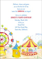 Invitation Cards Template For Carnival