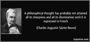 ... illumination until it is expressed in French - Charles Augustin Sainte