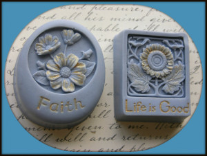SOAP - FAiTH - LIFE Is GOOD - Quotes - Gift - Art Soap - Home Decor ...