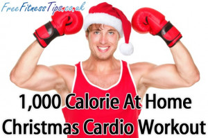 1,000 Calorie At Home Christmas Cardio Workout