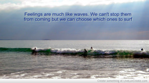 Feelings Are Like Waves Quotes