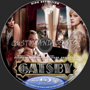 The Great Gatsby (2013) blu-ray label - DVD Covers & Labels by