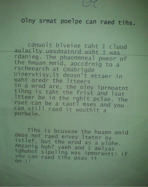 Only Smart People Can Read This | Funny Quote