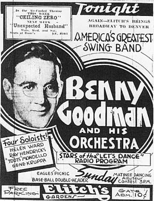 Benny Goodman Advertisement